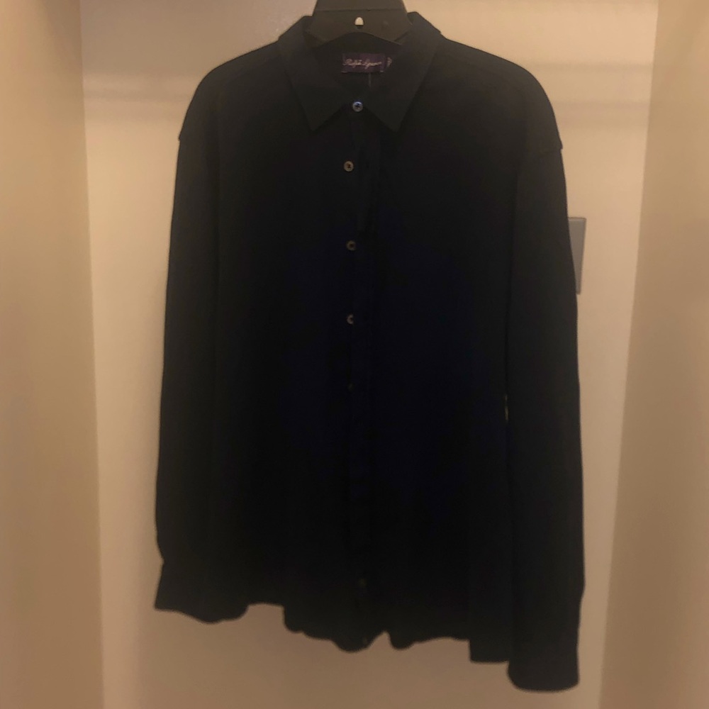 Men’s Ralph Lauren Purple Label Button Up Shirt